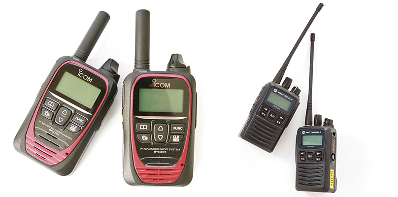 IP 無線機1台・デジタル無線機1台
